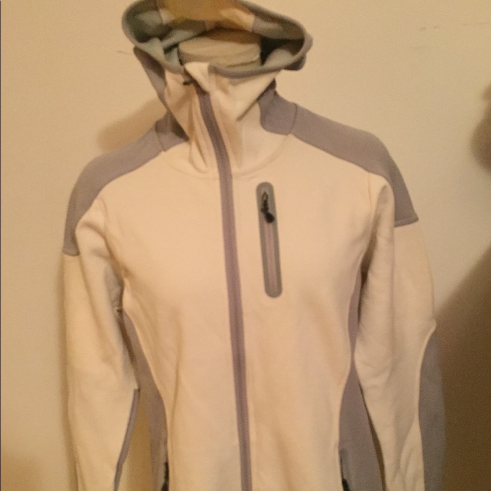 Smart wool mid layer zip hoodie